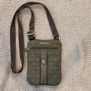 Vera Bradley Dark grey Quilted Crossbody Messenger